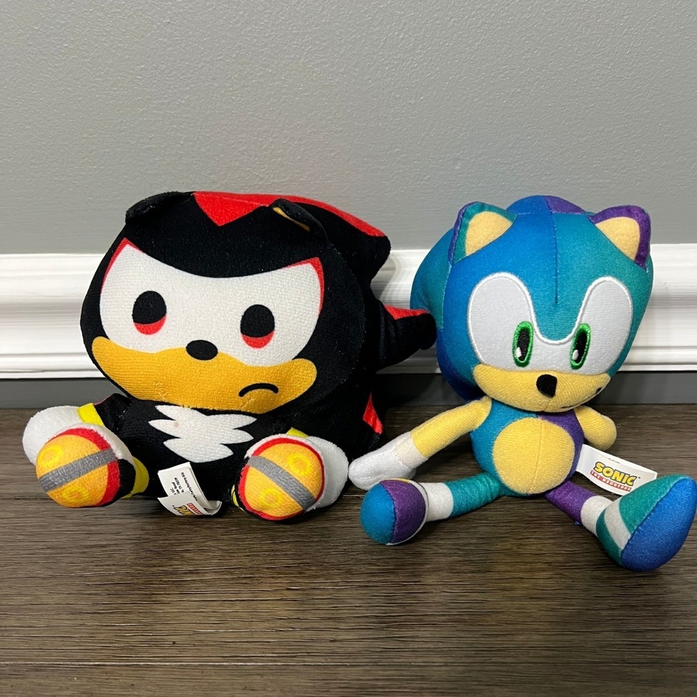 Sonic the Hedgehog Plush‎ Set - Shadow & Sonic Stuffed Animals, Kids Toys